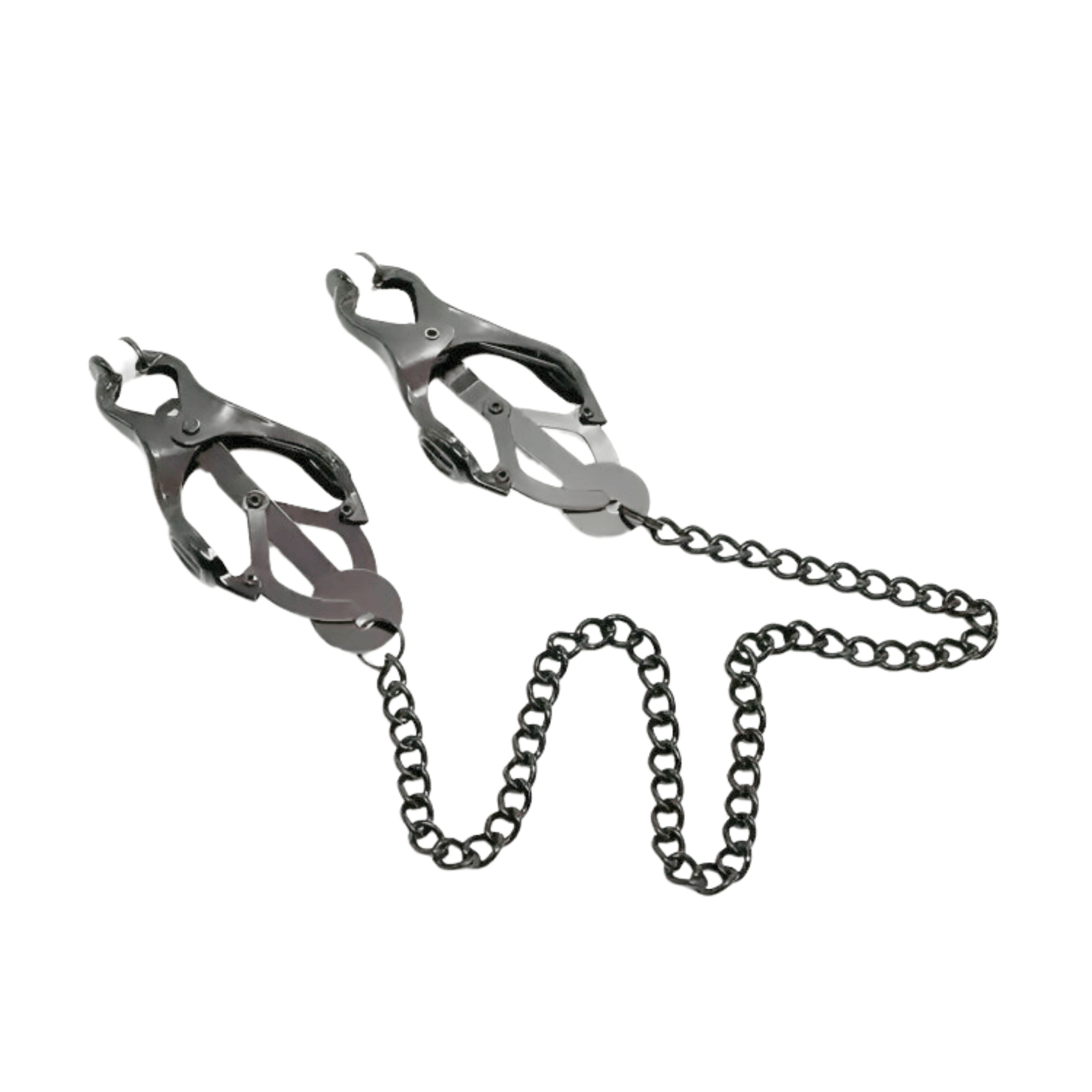 Nippelklemmen mit Kette und Silikon-Stimulationspads