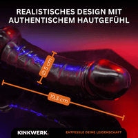 Riesiger Dildo mit Saugnapf (19,3 cm, ⌀ 5 cm, 468 g)