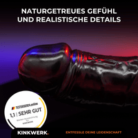 Riesiger Dildo mit Saugnapf (19,3 cm, ⌀ 5 cm, 468 g)