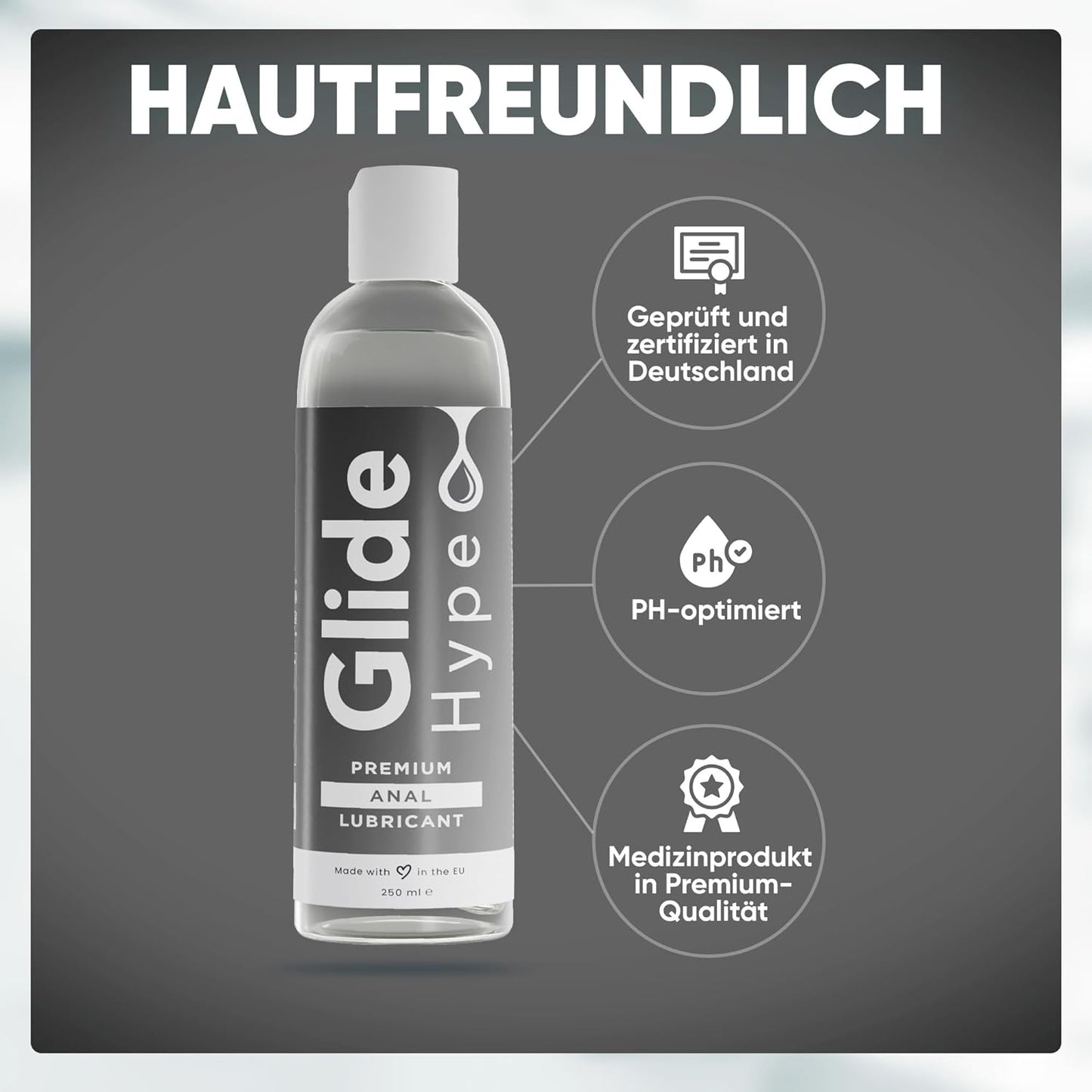 GlideHype Gleitgel ANAL, 250 ml