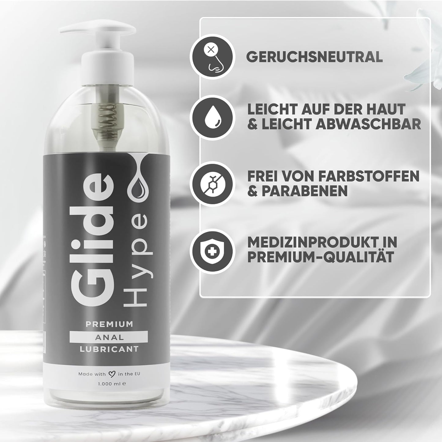 GlideHype Gleitgel ANAL, 1.000 ml