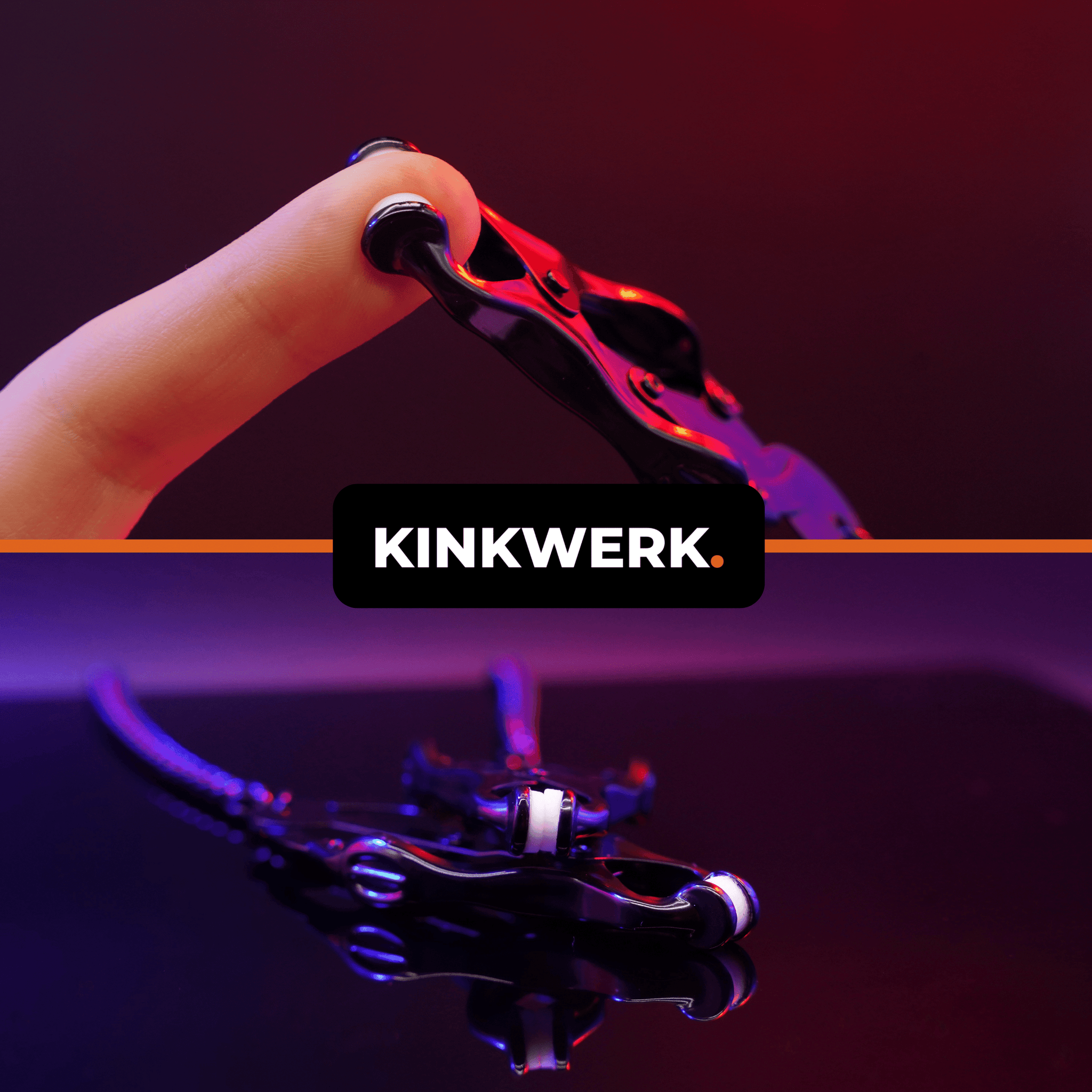 Nippelklemmen mit Kette und Silikon-Stimulationspads