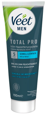 Men TOTAL PRO Intim-Haarentfernungs-Set