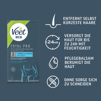 Men TOTAL PRO Intim-Haarentfernungs-Set