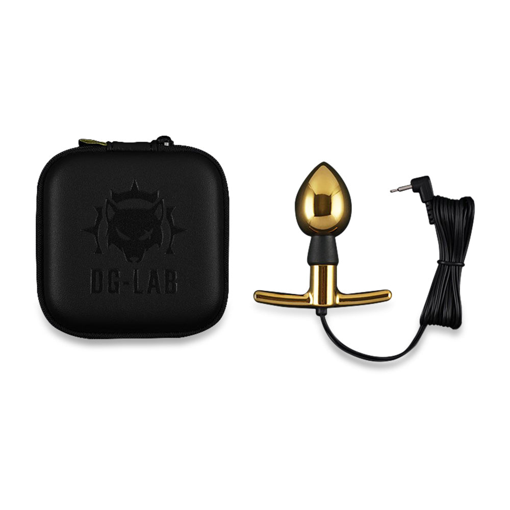Dungeon Lab (DG-Lab) Bi-Polar Electro Plug Gold