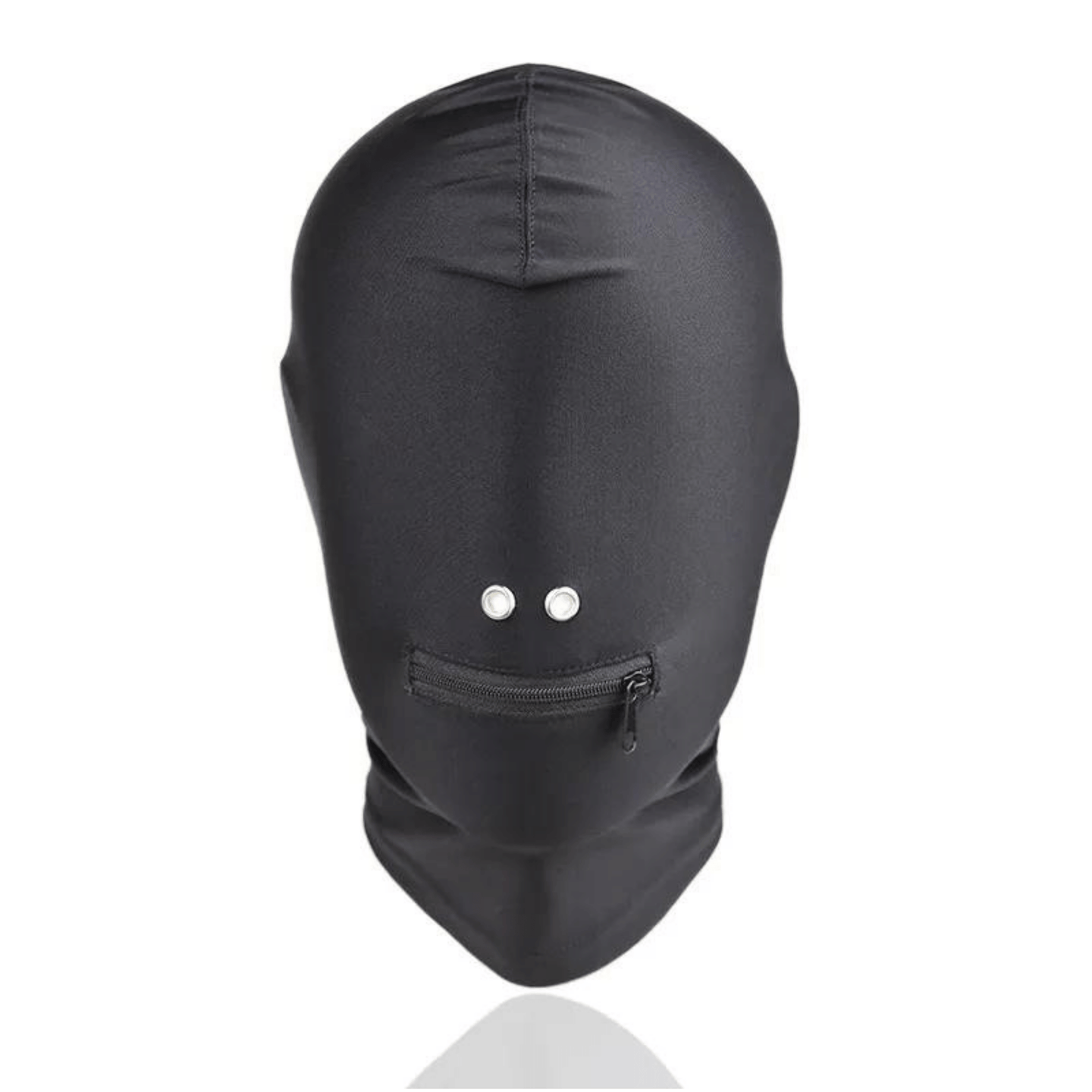 Kopfmaske mit Zipper für den Mund