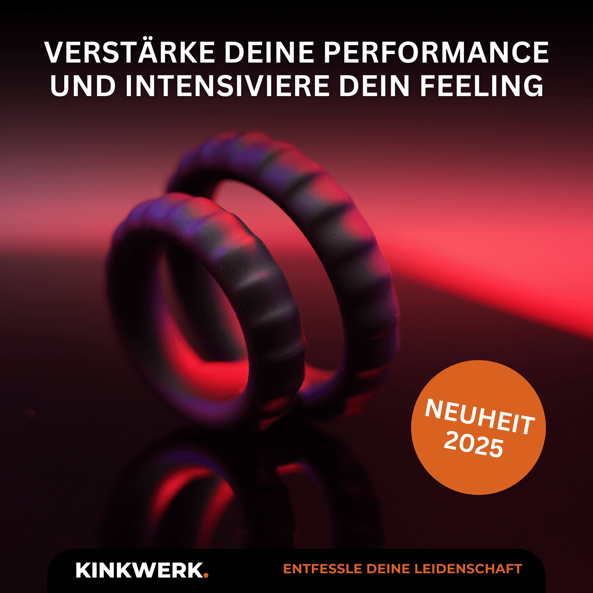 Penisring Dual aus Silikon KINKWERK Penisring Dual aus Silikon KINKWERK