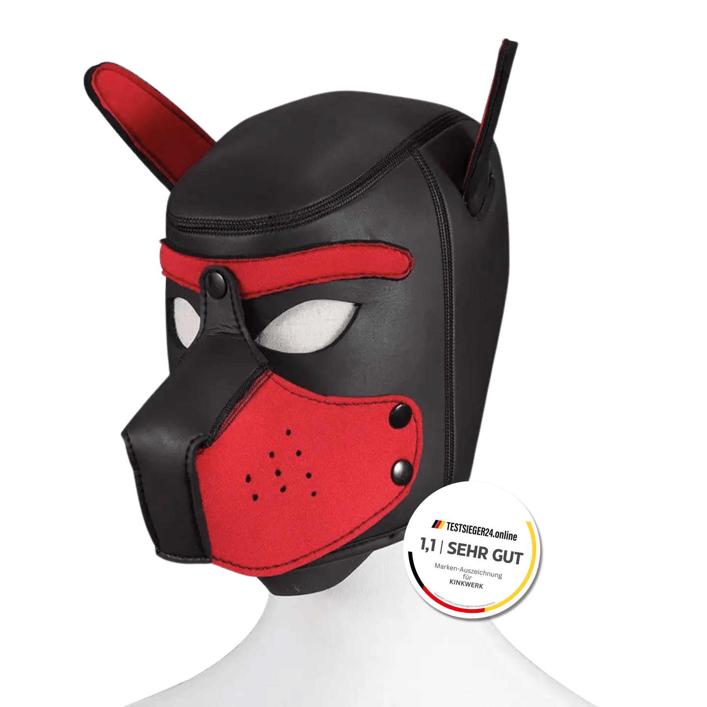 Hundemaske (Puppy Maske) aus Neopren für Puppy Play