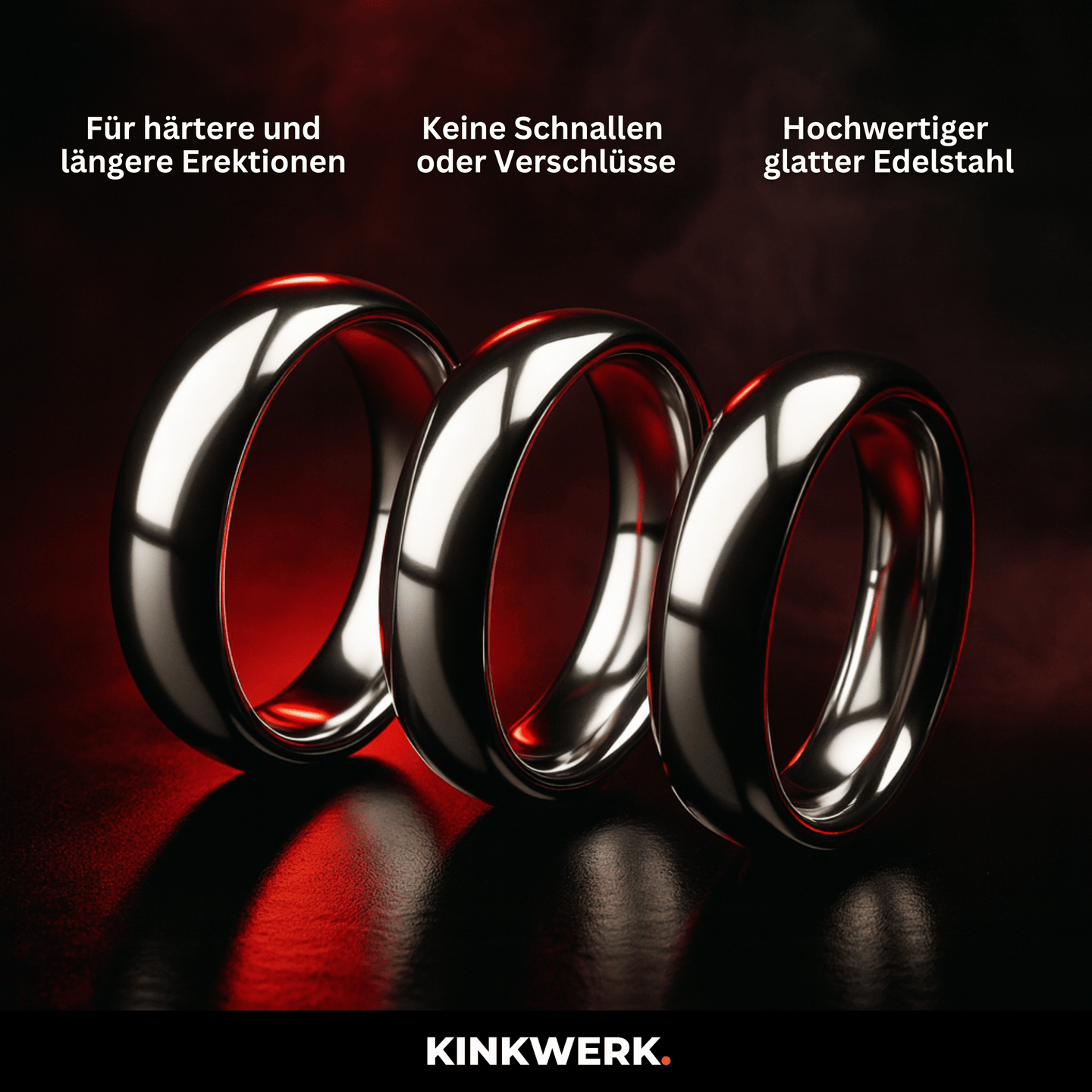 Metall-Cockringe 3er-Set