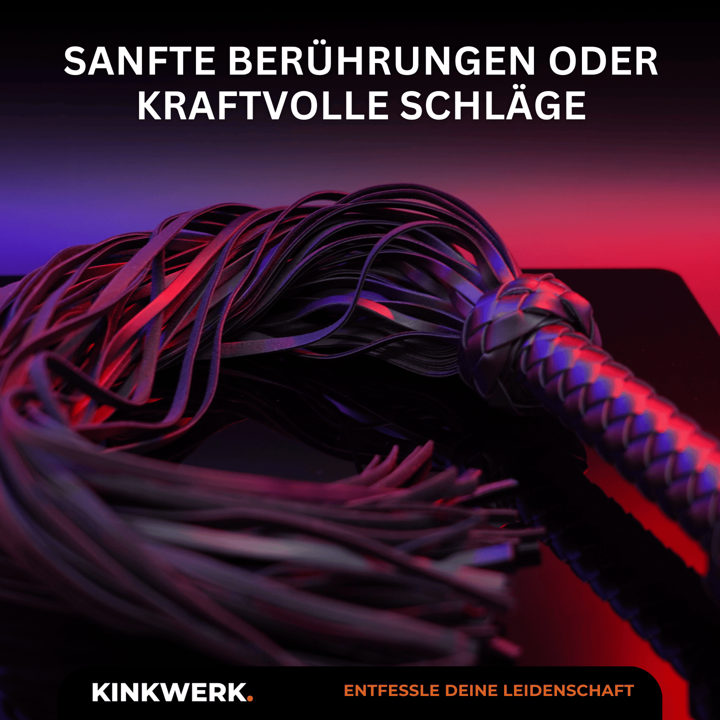 Flogger (Schwarz, 76 cm)