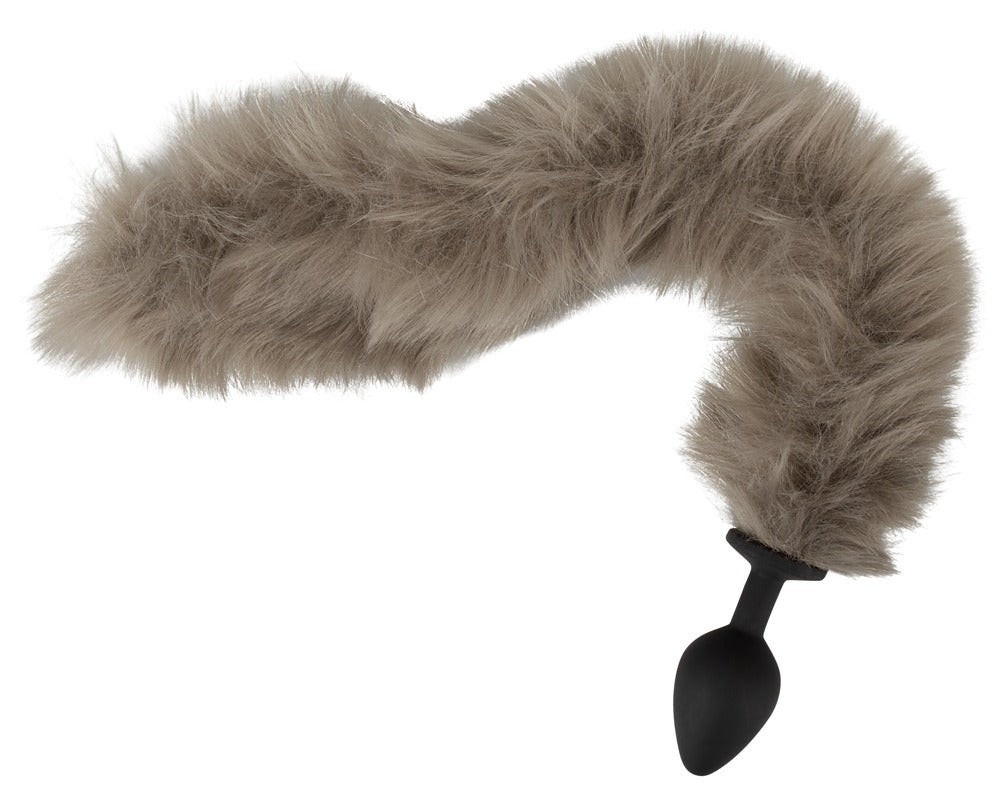 Fluffy Tail Analplug aus Silikon