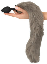 Fluffy Tail Analplug aus Silikon