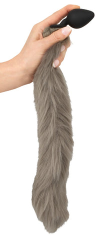 Fluffy Tail Analplug aus Silikon