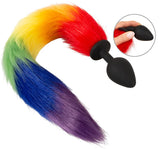 Fluffy Tail Analplug aus Silikon