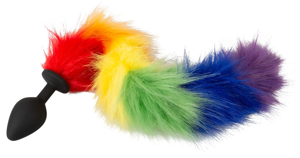 Fluffy Tail Analplug aus Silikon