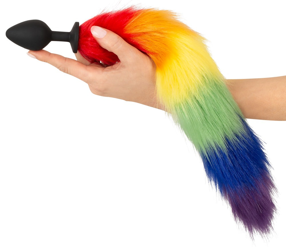 Fluffy Tail Analplug aus Silikon