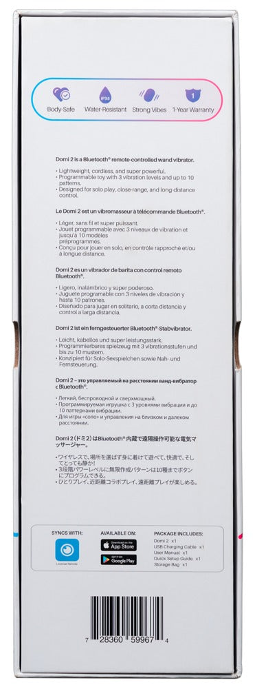 Domi 2 (Ferngesteuerter Massagestab mit App)