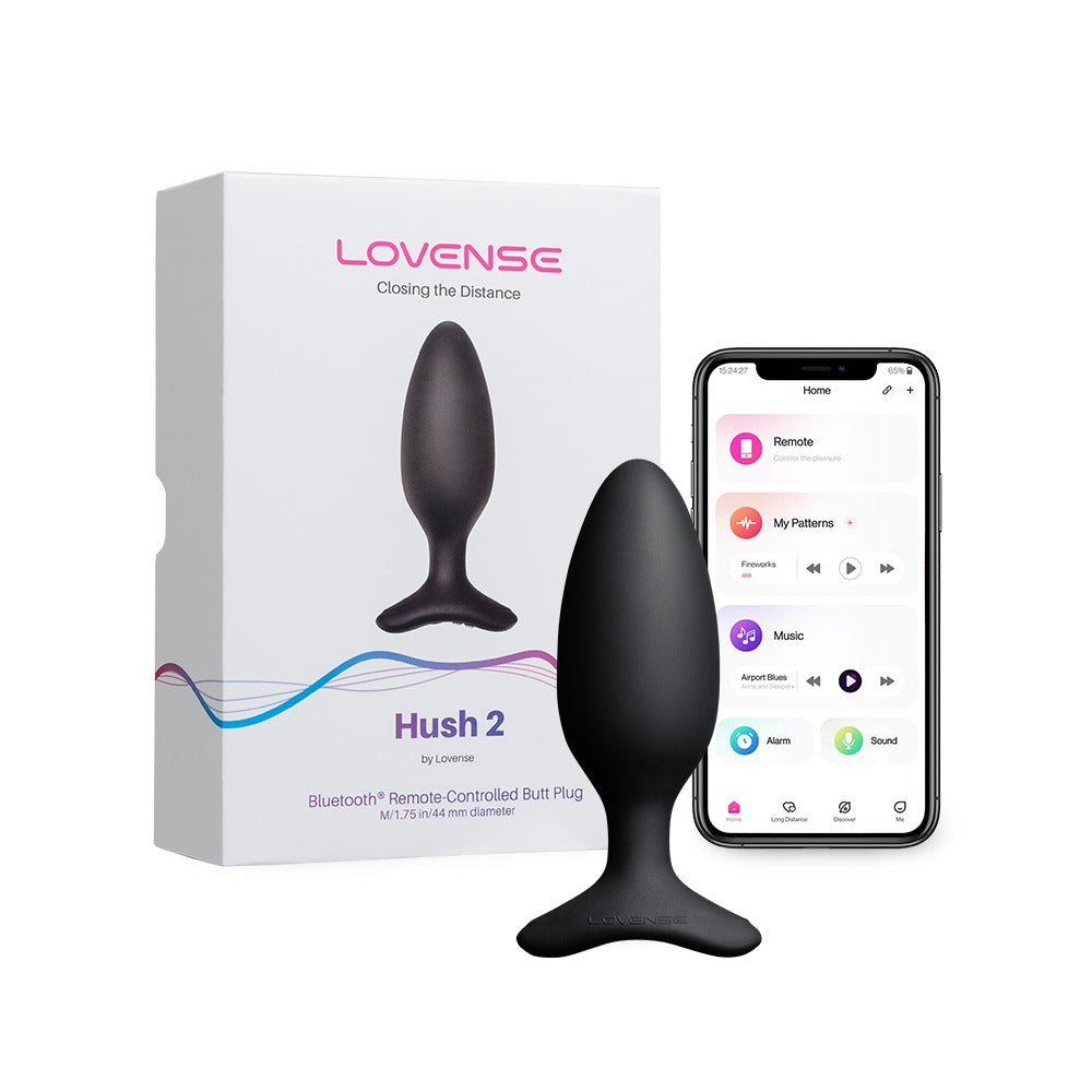 Hush 2 – App-gesteuerter Vibro-Analplug (Größe M)