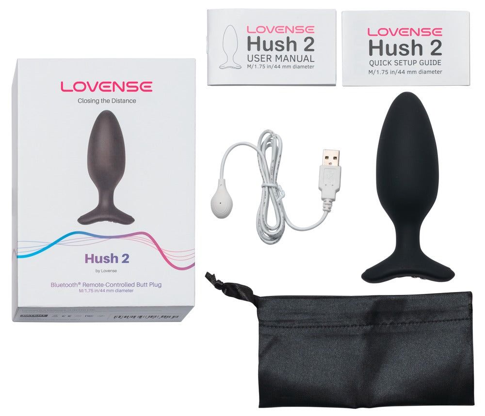Hush 2 – App-gesteuerter Vibro-Analplug (Größe M)