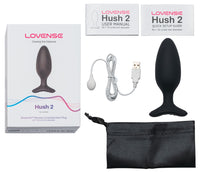 Hush 2 – App-gesteuerter Vibro-Analplug (Größe M)