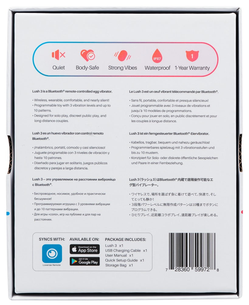 Lush 3 (App-gesteuertes Vibro-Ei)