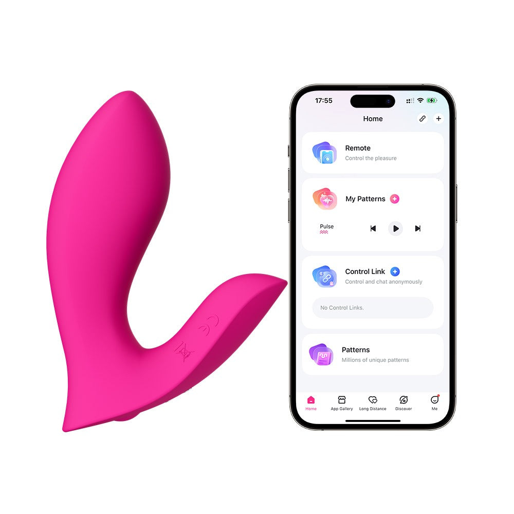 Flexer (App-gesteuerter Dual-Panty-Vibrator mit Fingermotion)