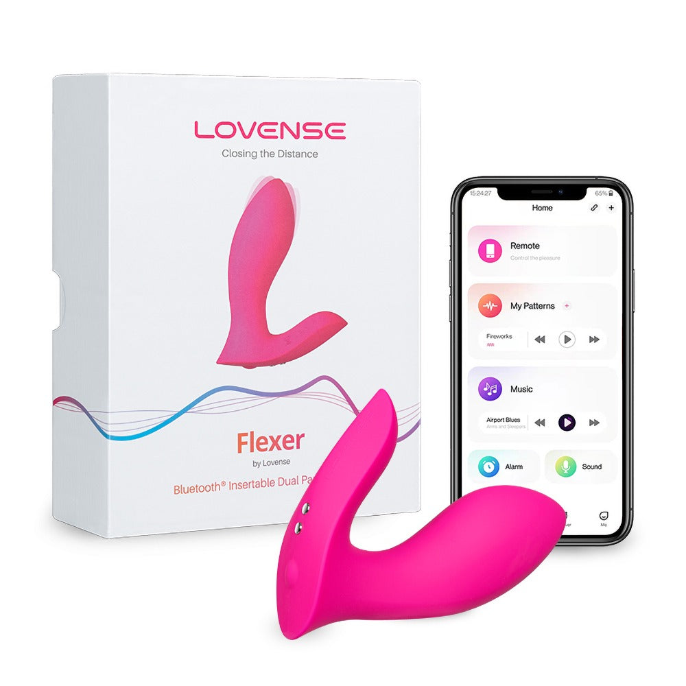 Flexer (App-gesteuerter Dual-Panty-Vibrator mit Fingermotion)