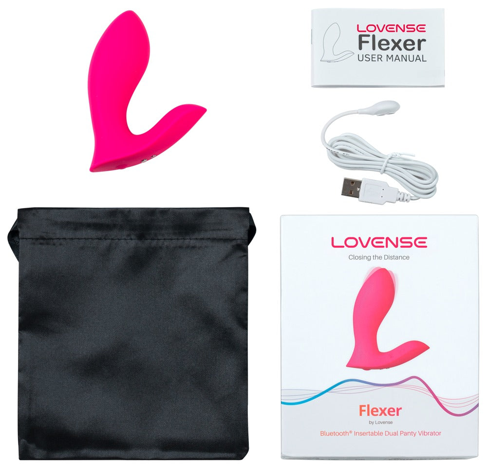Flexer (App-gesteuerter Dual-Panty-Vibrator mit Fingermotion)