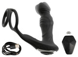 RC Vibrating Prostate Plug with Nodding Function