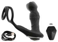 RC Vibrating Prostate Plug with Nodding Function