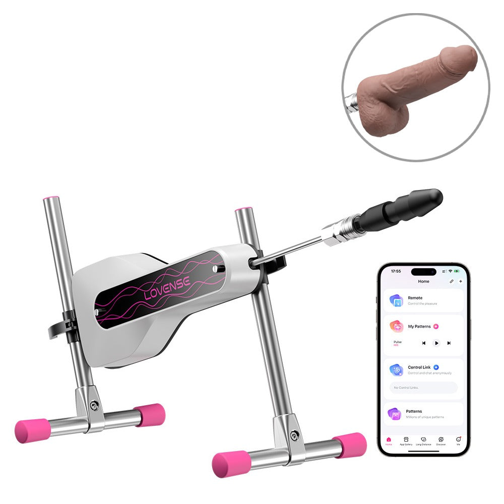 Mini Sex Machine (App-gesteuerte Stoßmaschine mit Vac-U-Lock-System)