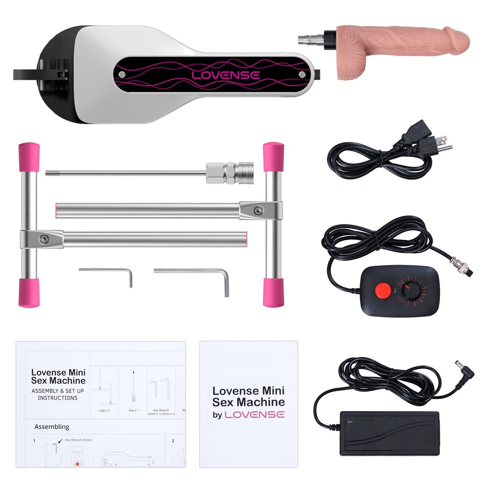 Mini Sex Machine (App-gesteuerte Stoßmaschine mit Vac-U-Lock-System)