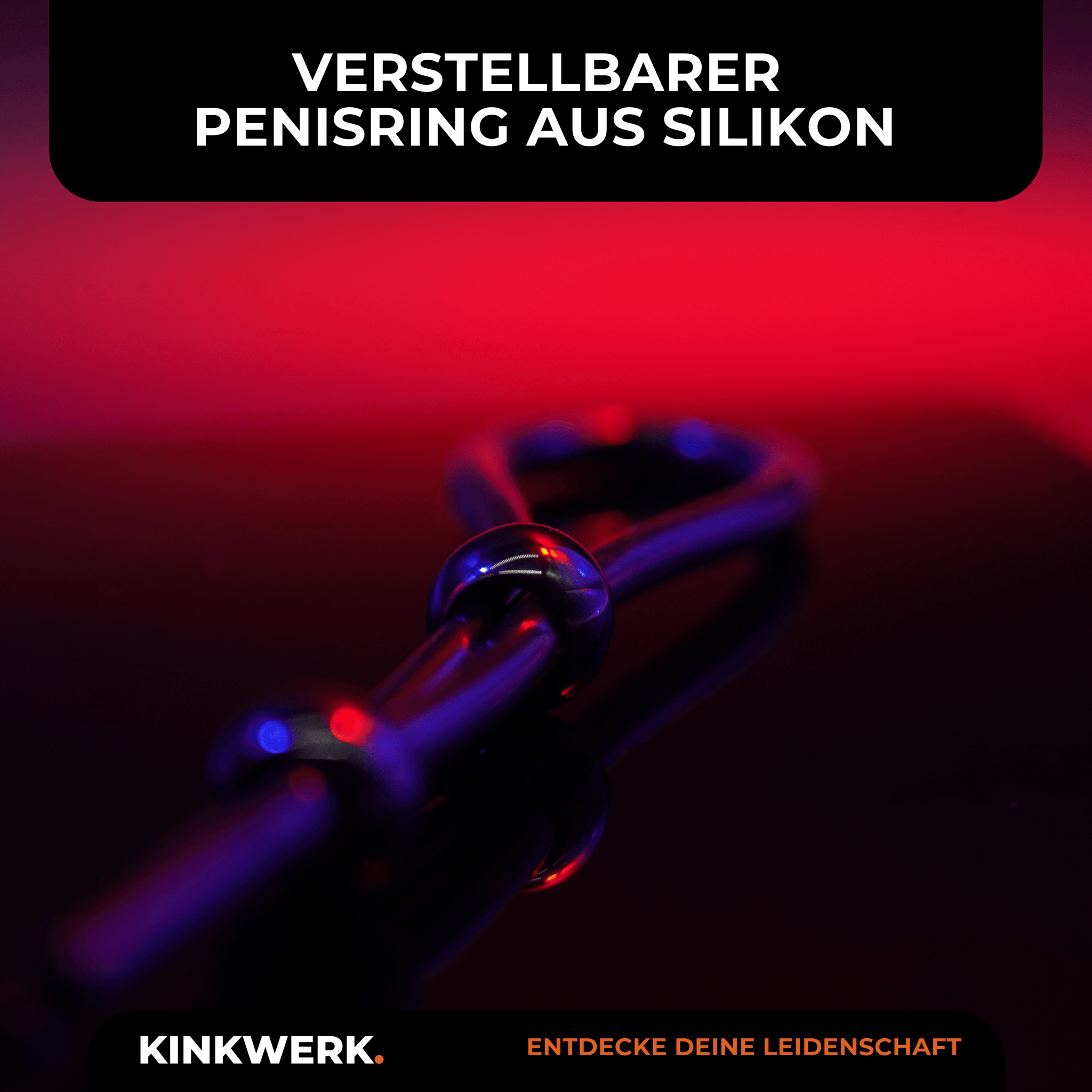Penisschlaufe mit zwei Einstellringen KINKWERK Penisschlaufe mit zwei Einstellringen KINKWERK