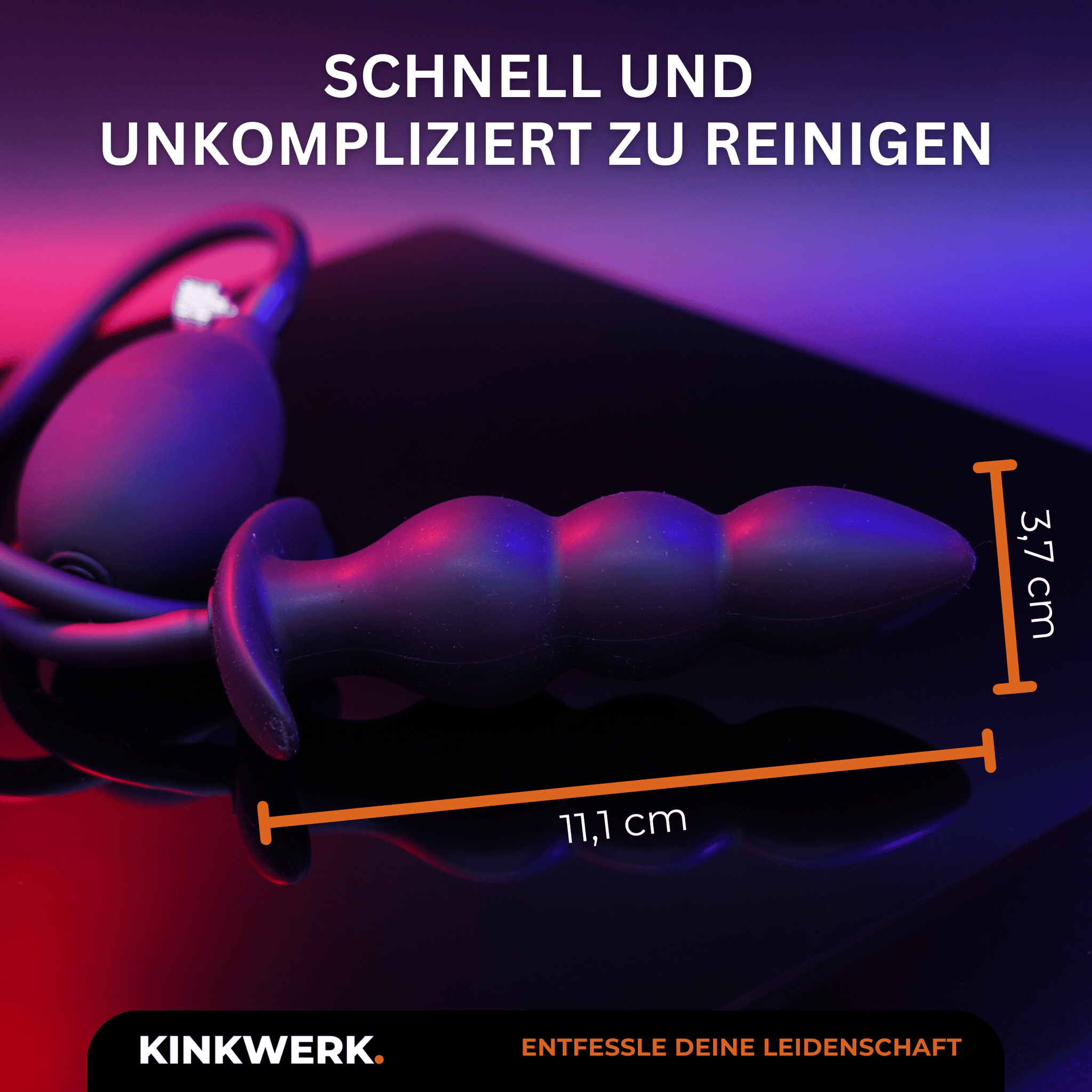 Aufblasbarer Kugel-Analplug KINKWERK Aufblasbarer Kugel-Analplug KINKWERK