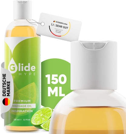GlideHype Massageöl INSPIRATION mit Limettenduft