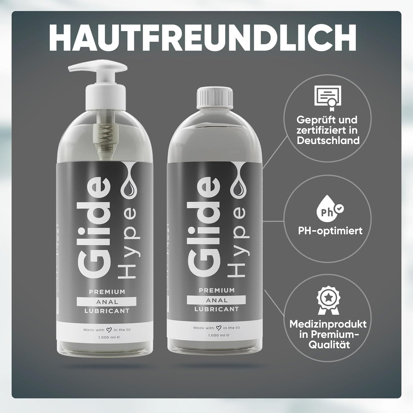 GlideHype Gleitgel ANAL, 1.000 ml