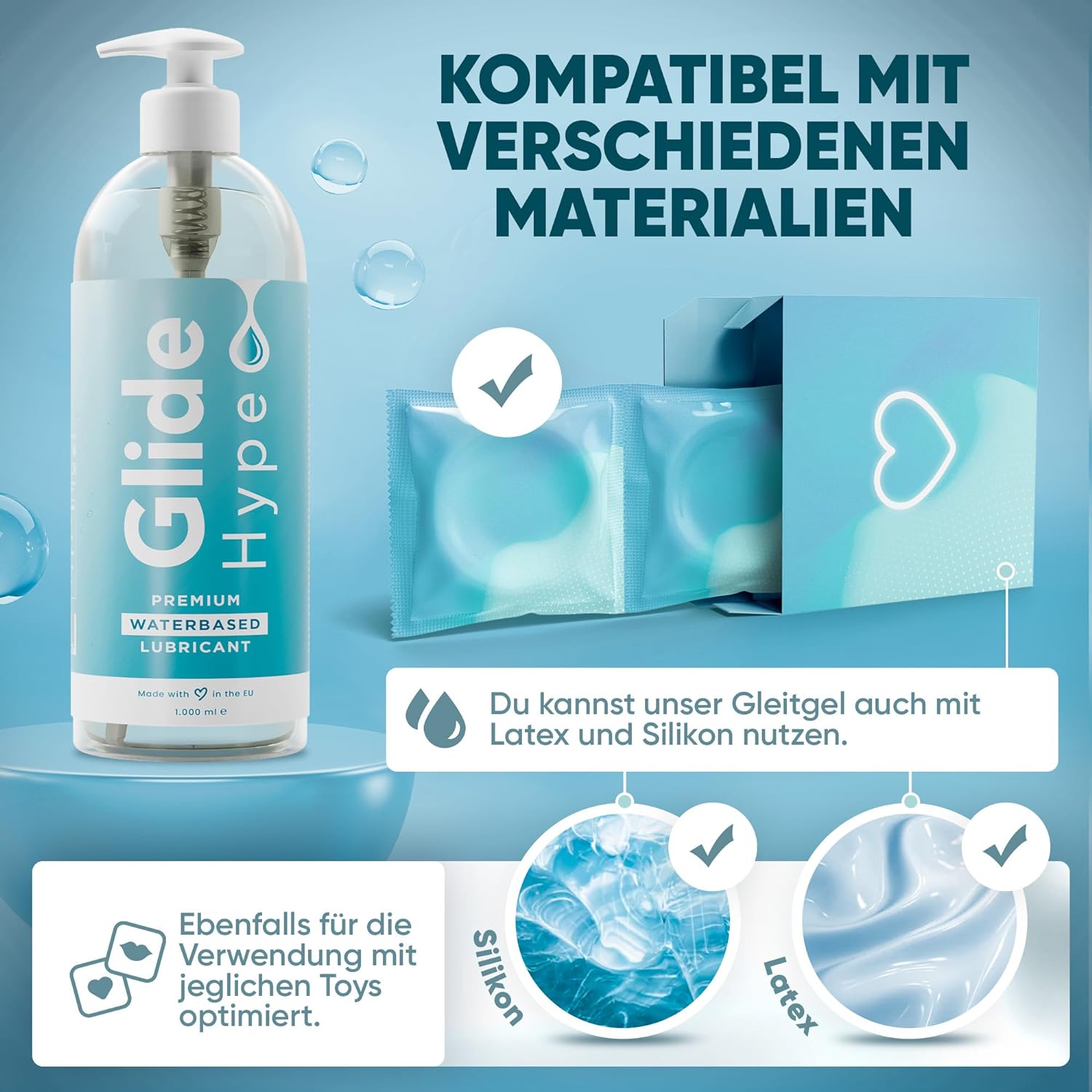 GlideHype Gleitgel NEUTRAL, 1.000 ml KINKWERK GlideHype Gleitgel NEUTRAL, 1.000 ml KINKWERK