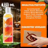 GlideHype Massageöl HOT MOMENTS für wärmende Massagen